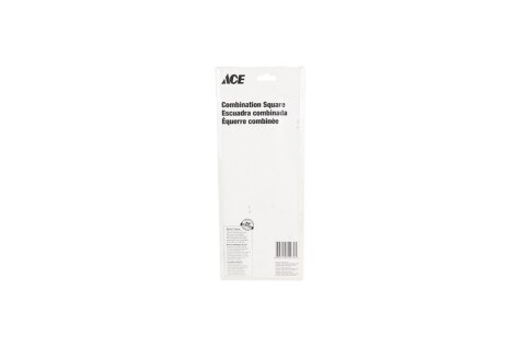 Escuadra Combinada con Regla de Acero Ace Label - International 6